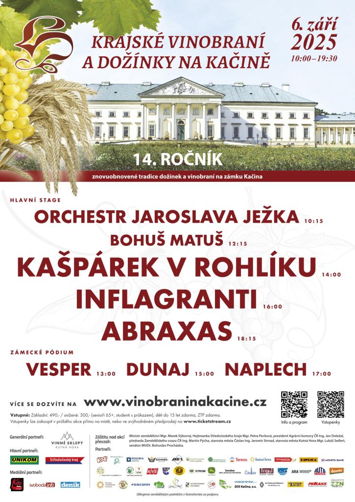 Vinobraní na&nbsp;Kačině